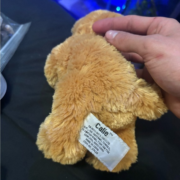 Russ Berrie CALIE Lion Cub Orange Kitty Cat Plush 9" Tan White Stuffed ROAR meow - Picture 7 of 7